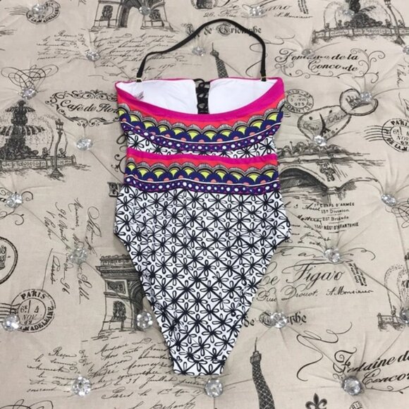 TRINA TURK Tanzania Bandeau One-piece Swimsuit - Picture 6 of 8